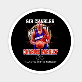 Charles Barkley The Chuck Basketball Legend Signature Vintage Retro 80s 90s Bootleg Rap Style Magnet